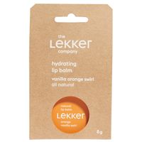 Lekker Lip Balm - Orange Vanilla Swirl